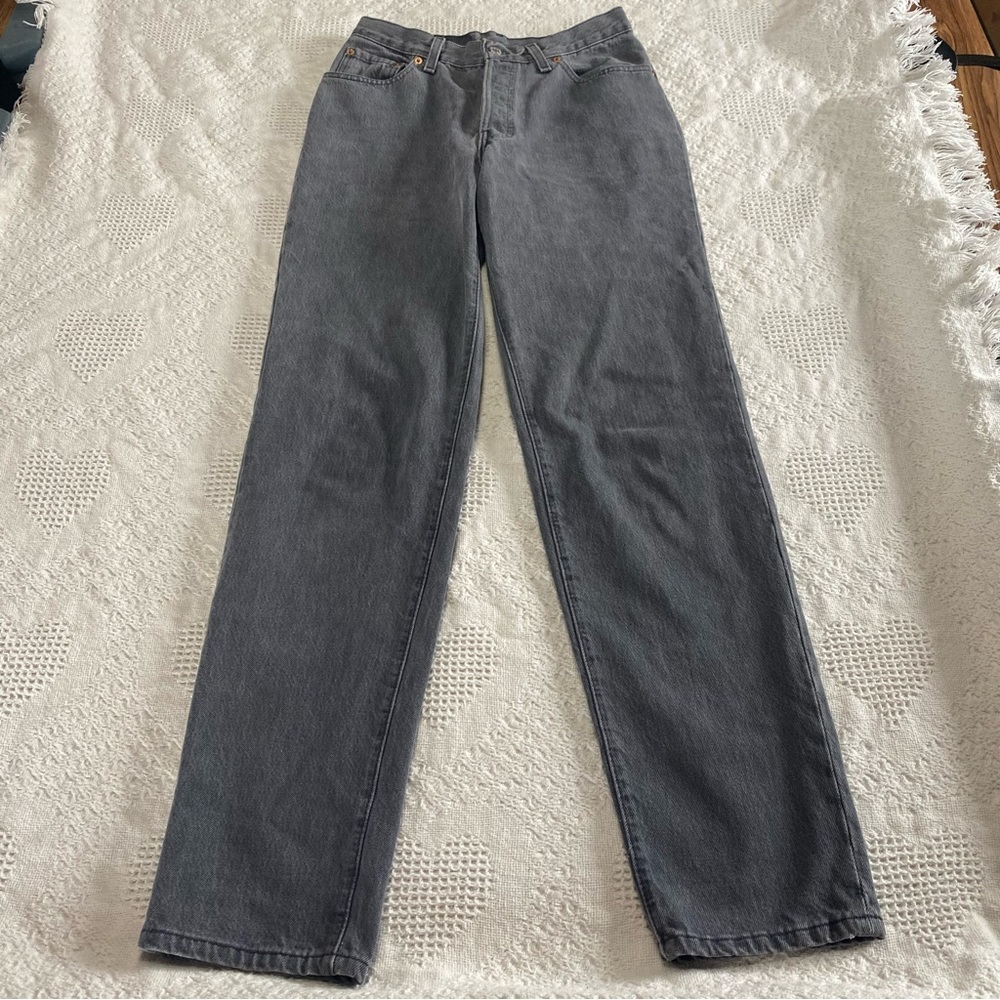 Levi Button Fly High Waisted Jeans (11 M) - Picture 1 of 10